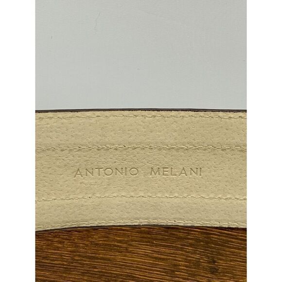 Antonio Melani Brown and Gold Leather Belt - Picture 5 of 5